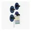 SILWY Magnetic Pin 4 stk pins og 4 bl&#229; magnetpads
