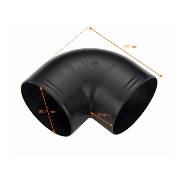 WEBASTO Albue HADS 90° Bend Ø: 90mm 