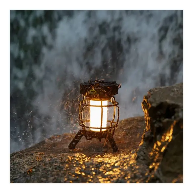 EVEBASE Wild Land Thunder - Lykt Sort, LED 