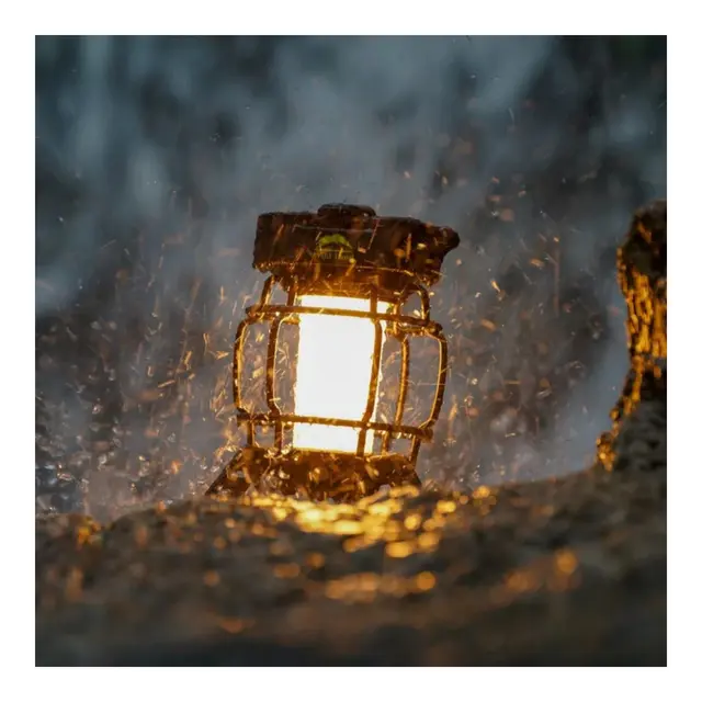 EVEBASE Wild Land Thunder - Lykt Sort, LED 