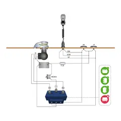 ITALWINCH CLP - 1000W 12V - 8mm Ankervinsj for kjetting DIN 766