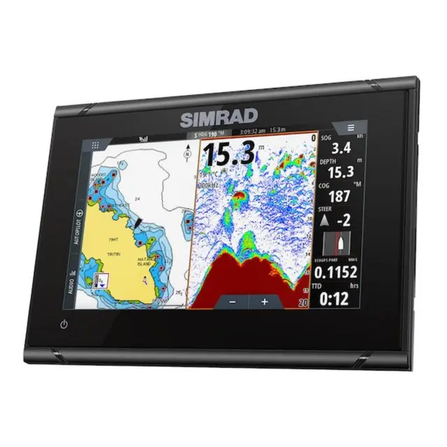SIMRAD GO9 XSE uten svinger 9" Kartplotter m/ekkolodd 