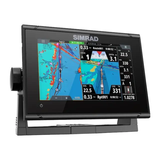 SIMRAD GO9 XSE uten svinger 9" Kartplotter m/ekkolodd 