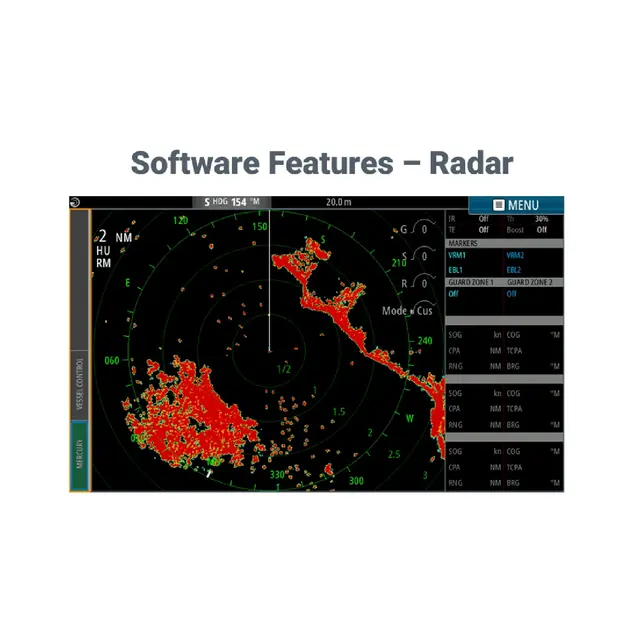 SIMRAD GO9 XSE uten svinger 9" Kartplotter m/ekkolodd 