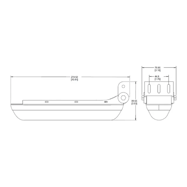 NAVICO TotalScan™ Hekksvinger 7Pin Mid/Hi 83/200kHZ CHIRP + 455/800k/Hz 
