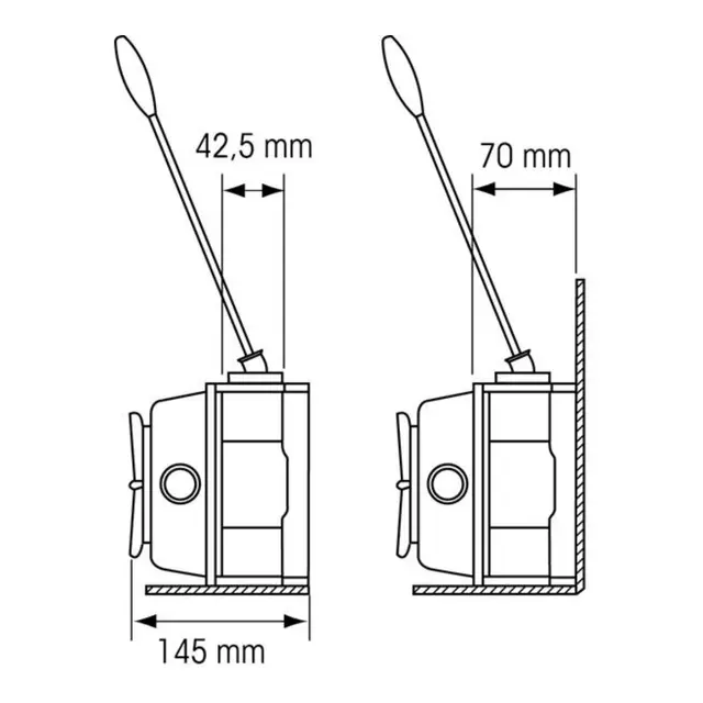 PLASTIMO Lensepumpe manuell u/slangestusser 