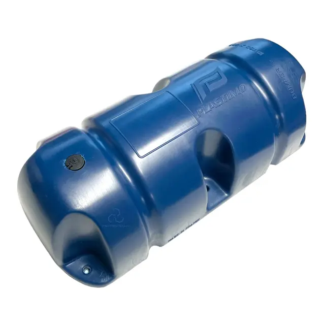 PLASTIMO Bumper® - Blå 1/2 - 180x400mm Luftfylt bryggefender - Rett 