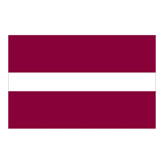 Gjesteflagg - Latvia Vevet polyester - 30x19 cm 