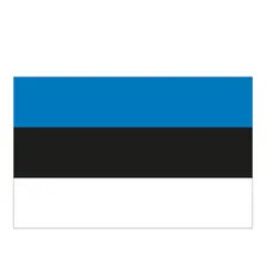 Gjesteflagg - Estland Vevet polyester - 30x19 cm