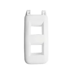 PLASTIMO Fender Stige 2-trinns 55cm hvit Steppfender hvit 2 trinn