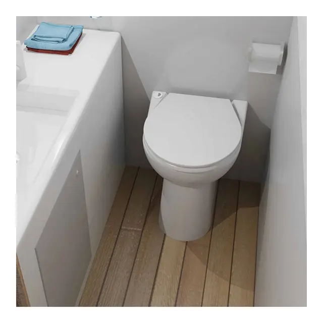 SANIMARIN C43 Comfort Luxe 12V Toalett 12V, Elektronisk spyling 