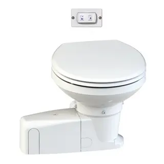 SANIMARIN Maxlite+ 12V Elektrisk toalett 12V Manuelt panel