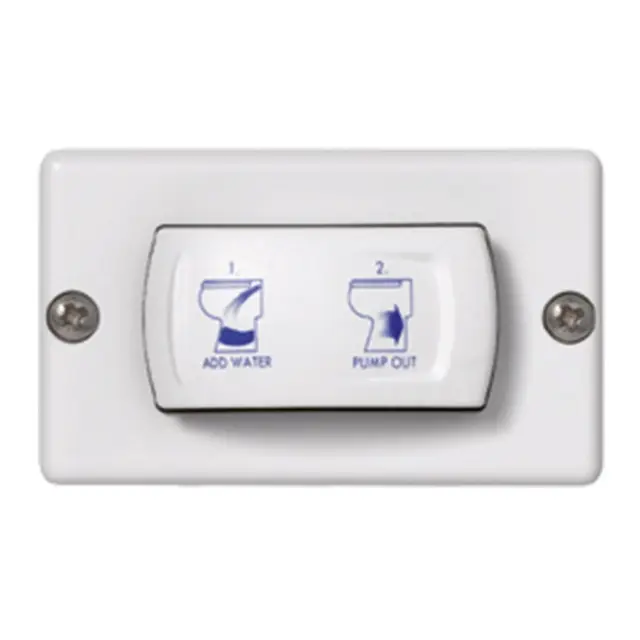 SANIMARIN Maxlite+ 12V Elektrisk toalett 12V. Manuelt panel 