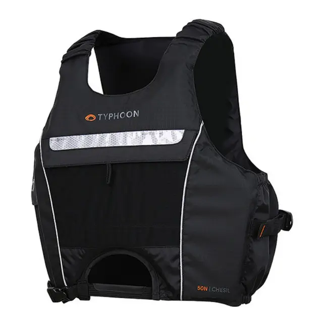 PLASTIMO Typhoon  vannsport redningsvest 50N Sort +70 kg 