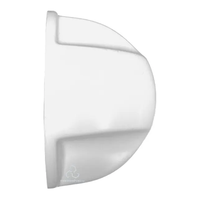 PLASTIMO Bumper® - Hvit 1/2 - 180x400mm Luftfylt bryggefender - Rett 