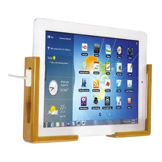 PLASTIMO Nettbrettholder Universal F&#229; nettbrettet opp p&#229; vegg - Bambus