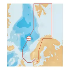 NAVIONICS+ Large B&#229;tkart (SD Brikke) NAEU649L: Hele Norge, G&#246;teborg - Svalbar