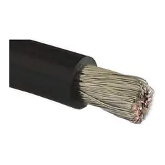 El. kabel fortinnet - sort 25 mm&#178; metervare
