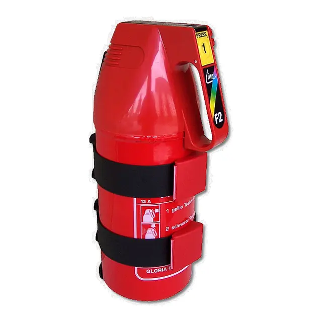 GLORIA Brannslukker 2 kg, F2GM ABC kompakt pulverapparat for båt m.m 