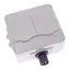 DEFA Dobbel kontakt, Plug-in 230V - IP44 - utenp&#229;liggende m/lokk