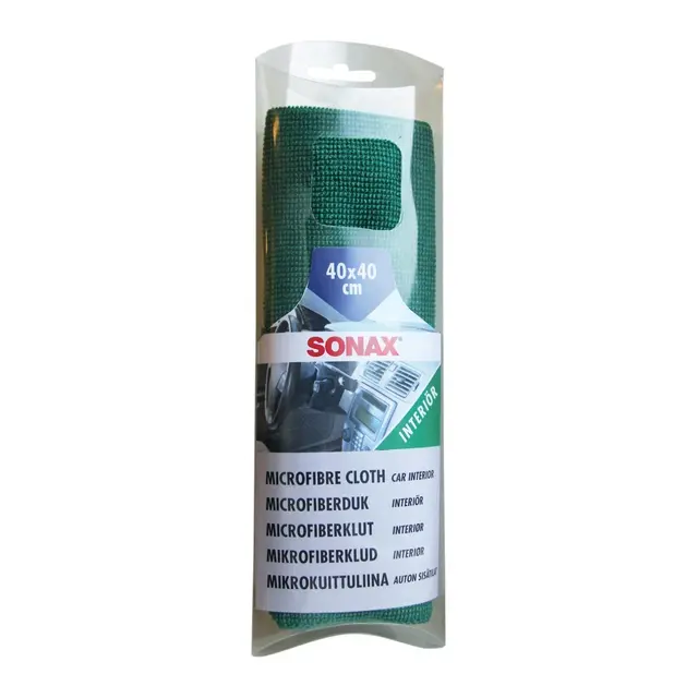 SONAX Microfiberklut 40x40 cm for interør 