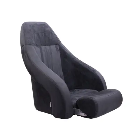 BLUE SEA Estoril BS tekstil mørk grå m/sort dobbeltsøm 