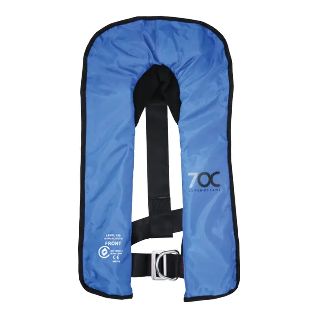 7OC Oppblåsbar vest DeLux Blå 