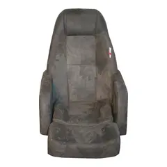 BLUE SEA Båtstol "Admiral" BS Tekstil mørk grå m/sort dobbelsøm