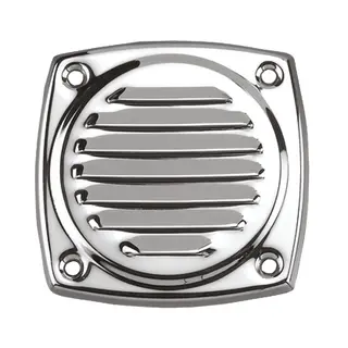 Ventilrist rustfri 304 102mm Uten stuss. Skruehull 5mm.
