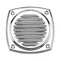 Ventilrist rustfri 304 107mm Uten stuss. Avstand skruehull 90mm.