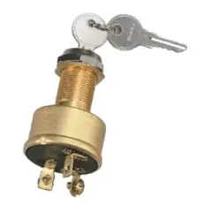 Tenningslås til Bensinmotorer 12V / 15A - 2 nøkler