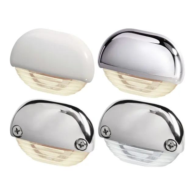HELLA MARINE Trinnlys Easy Fit Gen 2 Hvit plast - Varmhvitt lys 
