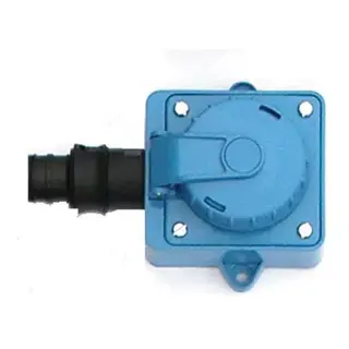 RATIO Veggkontakt utenpåliggende IP68 Schuko - 230V - 16A - for plugin system