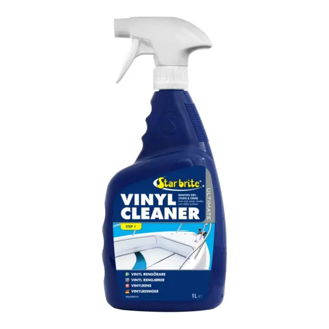STARBRITE Ultimate Vinyl Cleaner Spray 1000ml - Vinyl, plast, gummi og skinn 