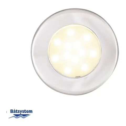 BÅTSYSTEM Downlight Corona LED Polert Stål - Ø: 78mm - IP65