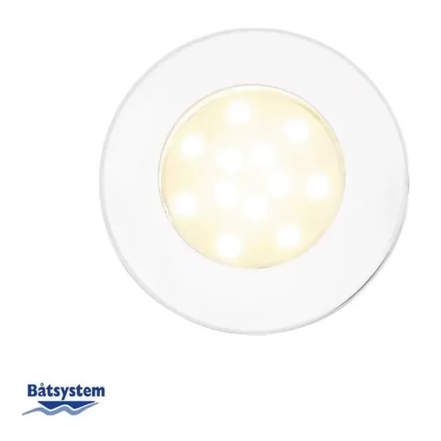 BÅTSYSTEM Downlight Corona LED Polert Stål - Ø: 78mm - IP65 