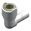 WHALE Quick Connect 15mm - 2pk 90&#176;&#160;Hun/han Vinkel 2pk
