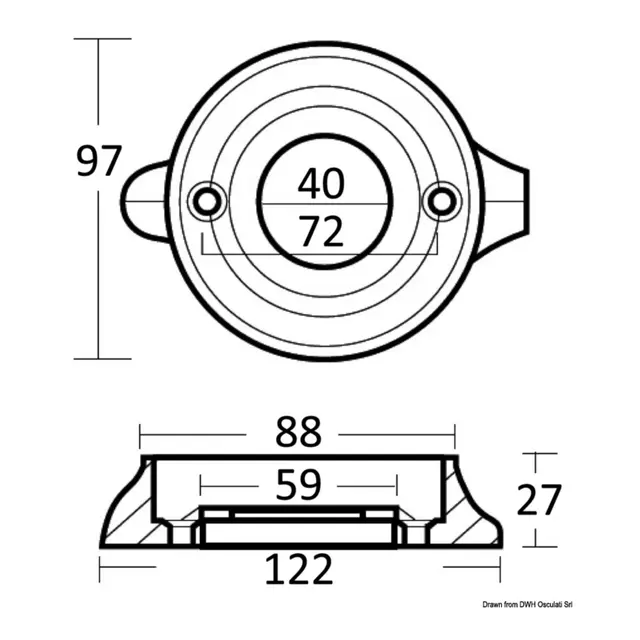 Anode Volvo seildrev 120 876286 
