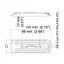 GLOMEX Dynaplate 155x51x13mm