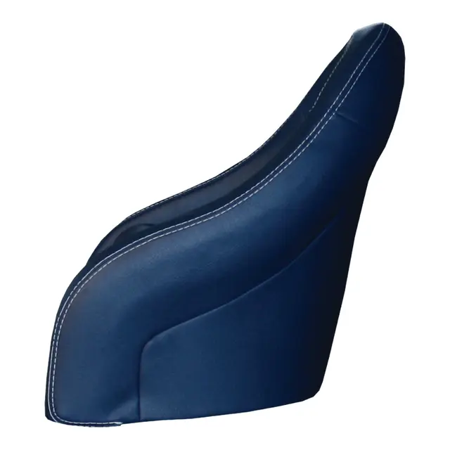 BLUE SEA Båtstol "Captain" Smal Blå Skai m/Hvite Sting 