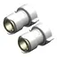 WHALE Quick Connect - adapter rett 15mm hun - 3/4" BSP hun - 2 pk