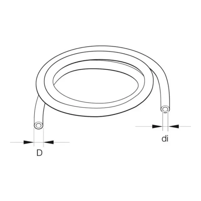 EBERSPÄCHER drivstoffrør blå 4mm/2mm 