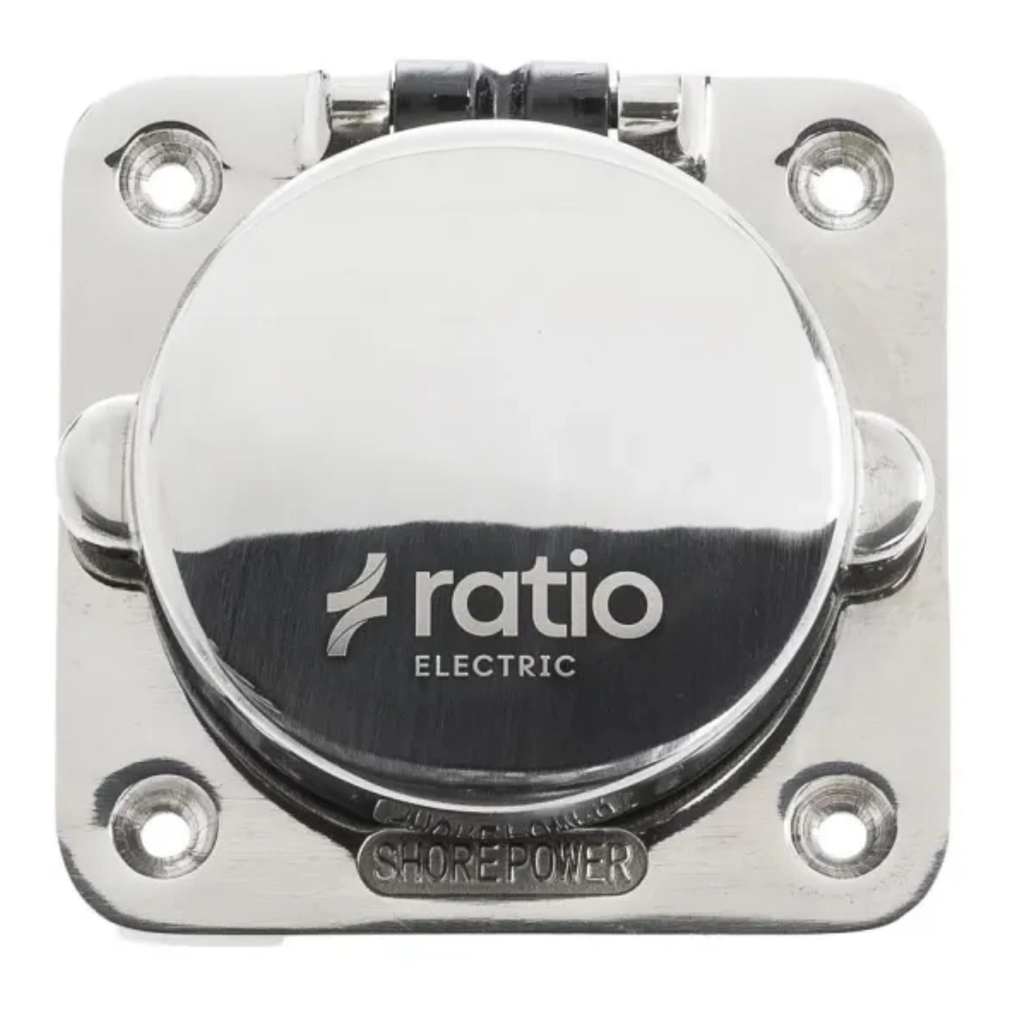 RATIO Landstrøminntak Kvadratisk 230V/16A - Syrefast