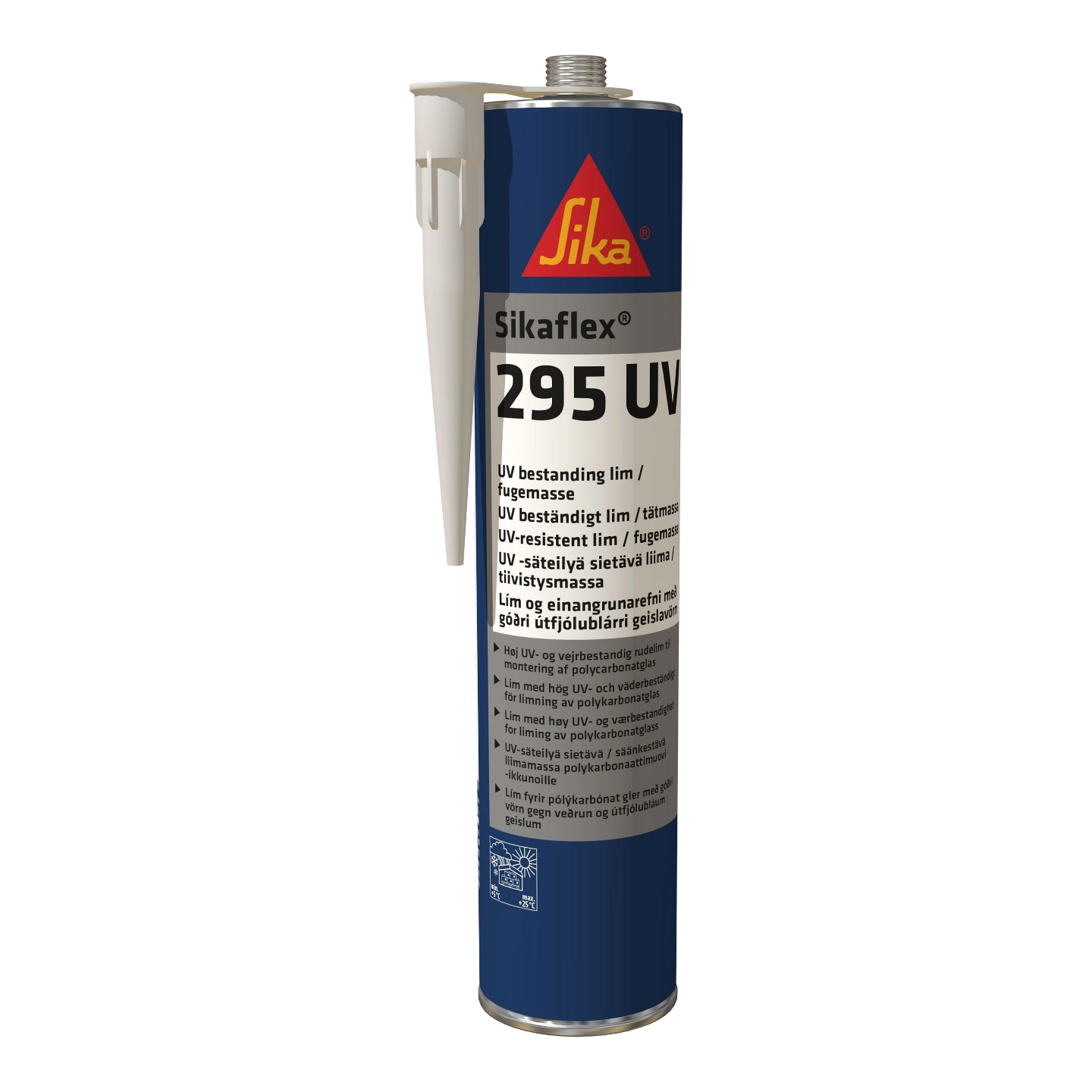 SIKAFLEX 295 UV 310ml - sort For fuging og tetting i båt