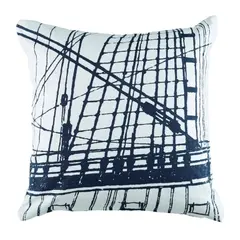 GRIPSHOLM Putetrekk Seil - Lys Blå 50x50cm