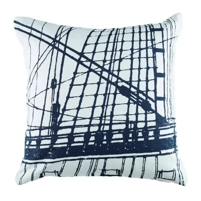 GRIPSHOLM Putetrekk Seil - Lys Blå 50x50cm 