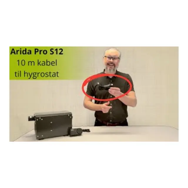 ARIDA Pro S12 V2 Sorpsjonsluftavfukter 