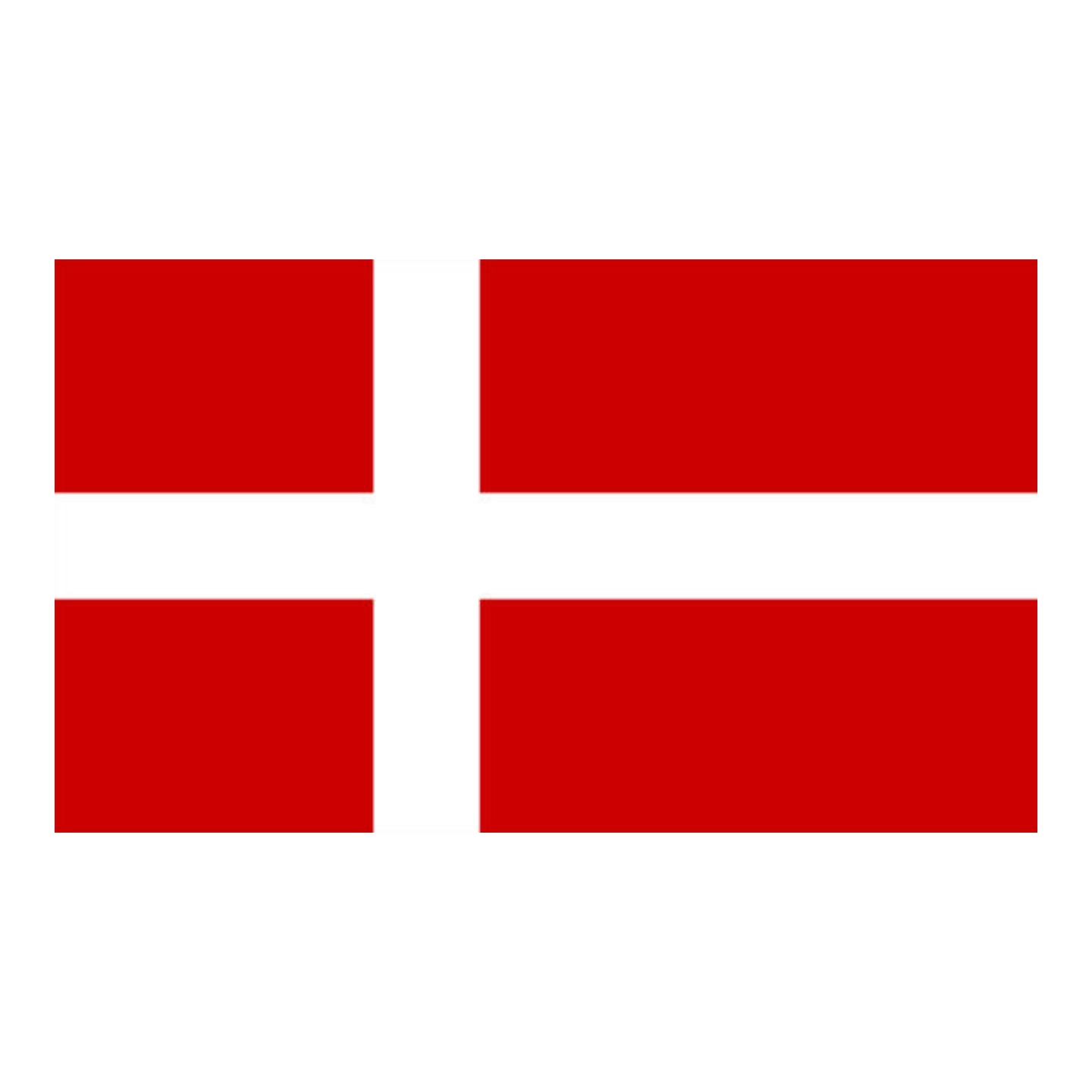 Gjesteflagg - Danmark Vevet polyester - 30x19 cm