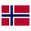 Gjesteflagg - Norge Vevet polyester - 30x19 cm