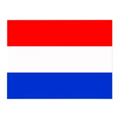 Gjesteflagg - Holland Vevet polyester - 30x19 cm